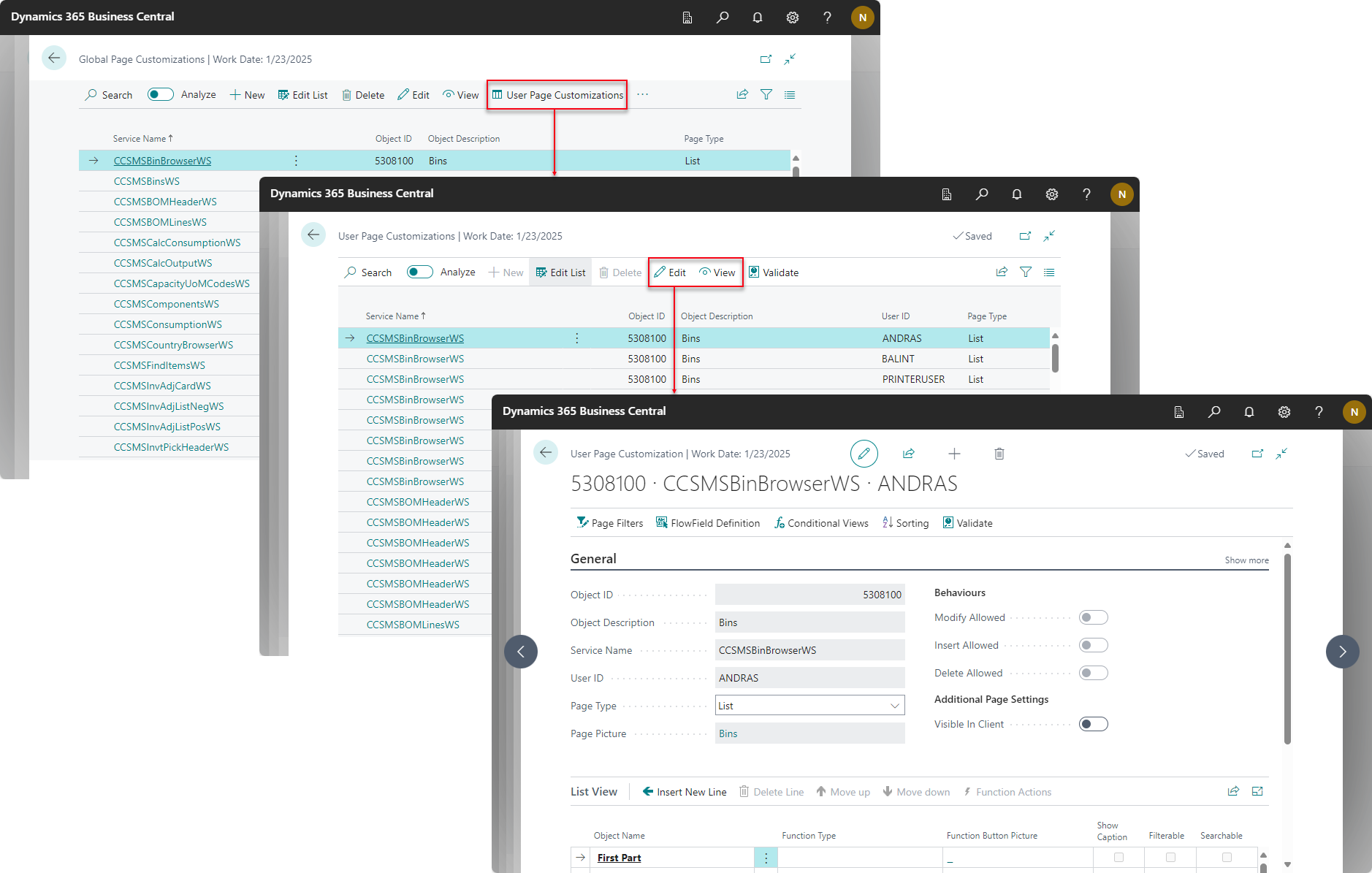 Page Customization Basics | COSMO Mobile Solution