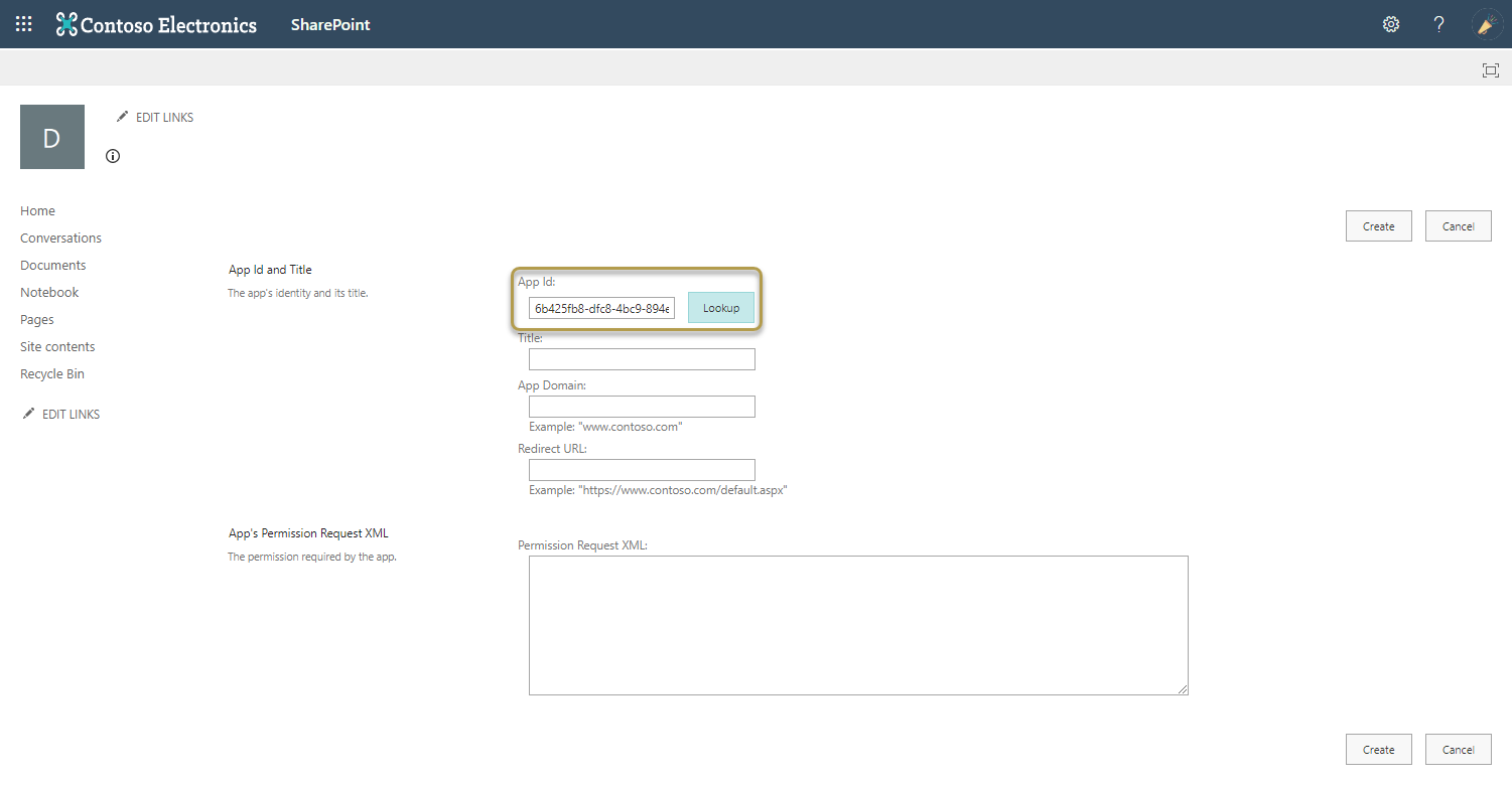 Look up App Id and Title Look up App Id and Title
