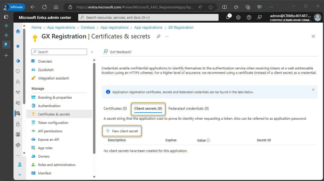 Neuen Clientschlüssel erstellen Neuen Clientschlüssel erstellen