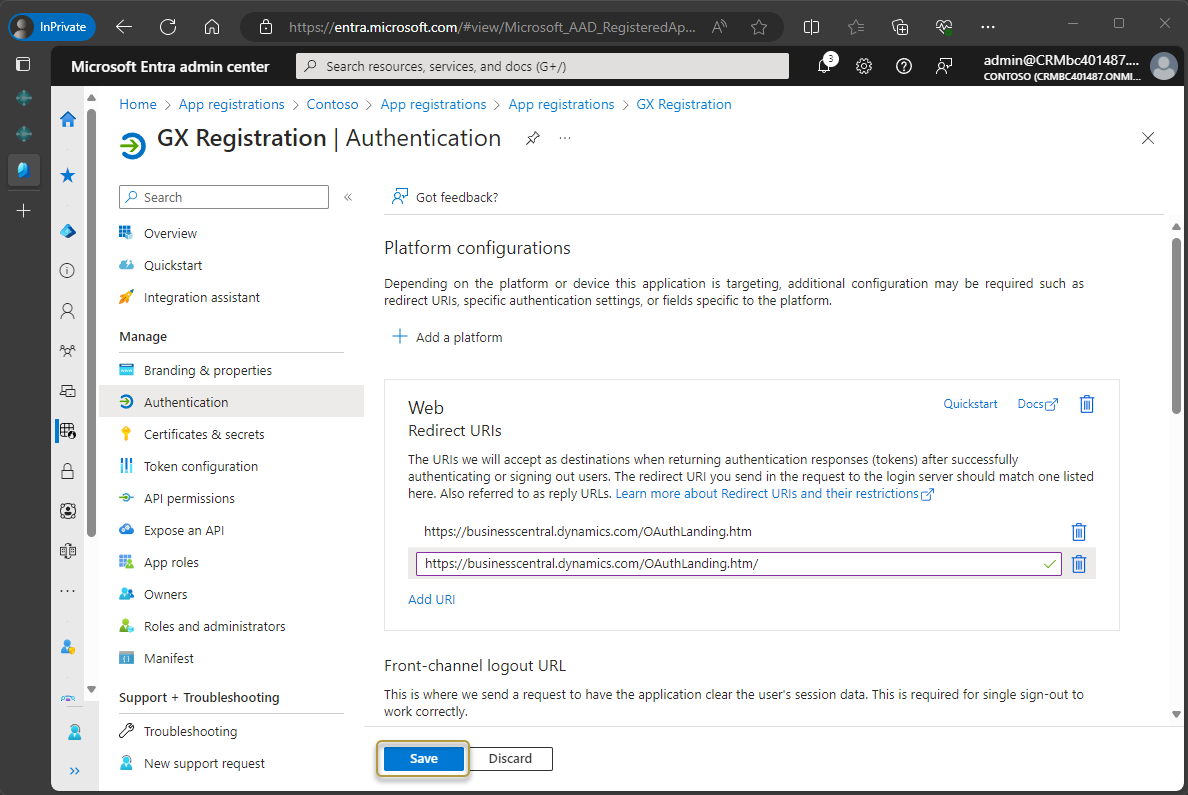 Weiterleitungs-URL speichern Weiterleitungs-URL speichern