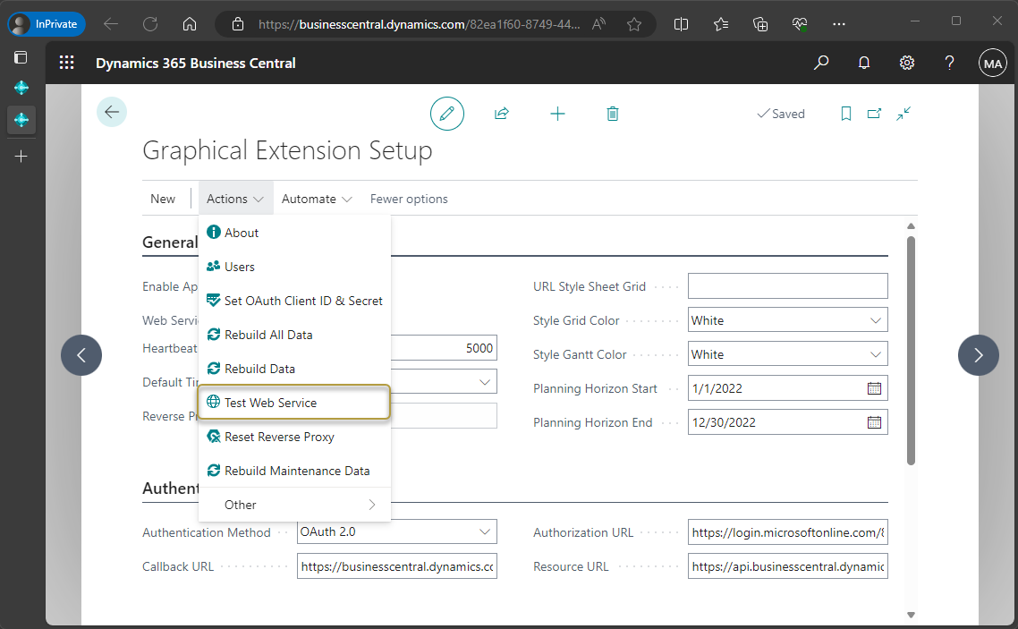 Webdienst testen Webdienst testen