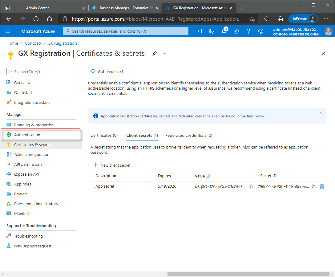 Authentifizierung öffnen um Weiterleitungs-URL hinzuzufügen Authentifizierung öffnen um Weiterleitungs-URL hinzuzufügen