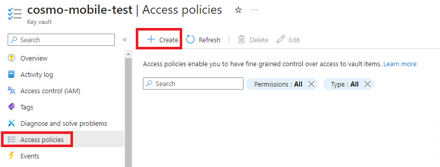 Key Vault Access Policies Key Vault Access Policies