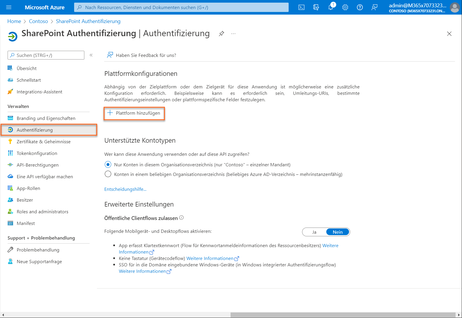 oauth-platform-configuration