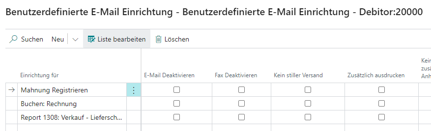 SpecificCustVendSetup