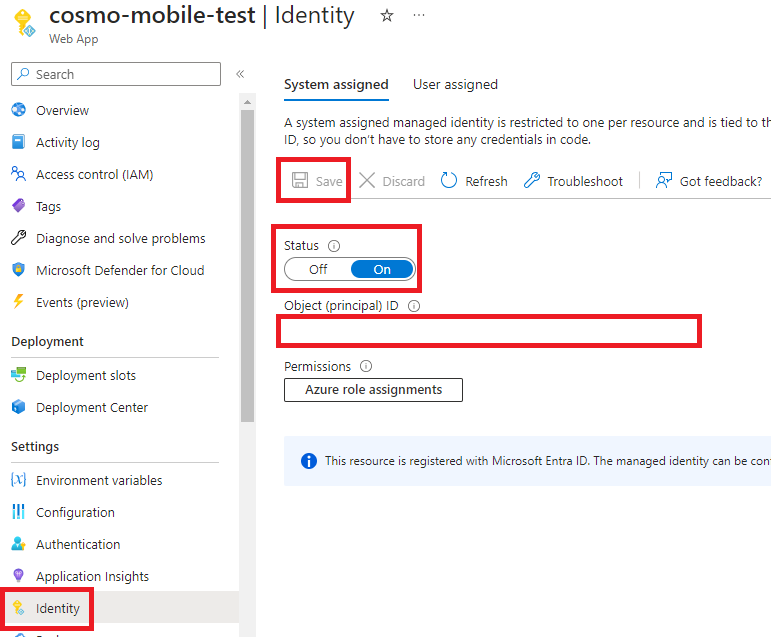 Web App Identity Web App Identity