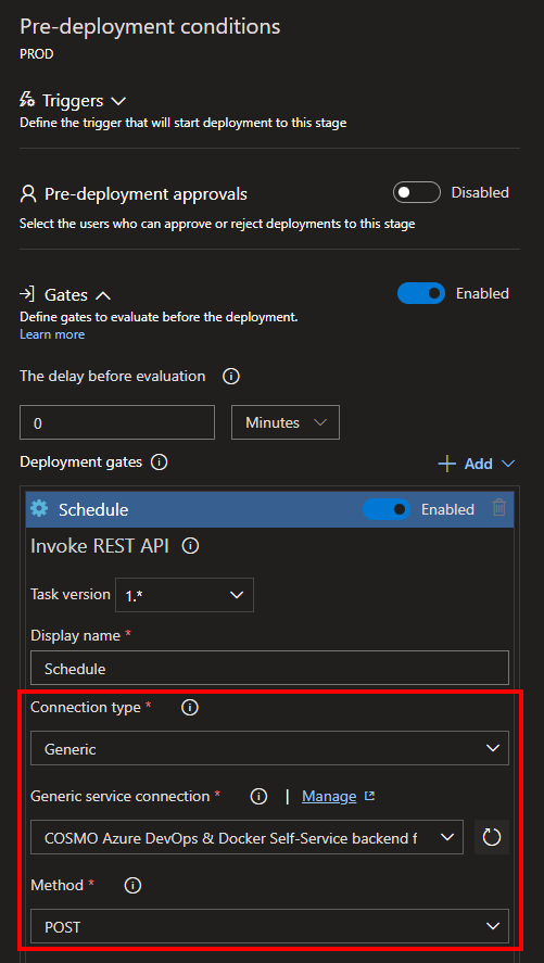 Configure Release Stage Schedule Part 1