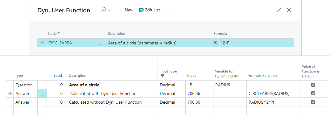 Formula Editor