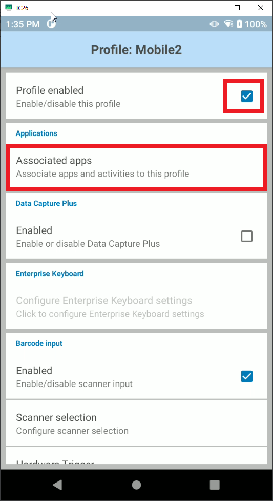 Barcode Setup | COSMO Mobile Solution