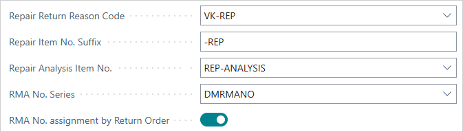 In-House Repair CTO Setup
