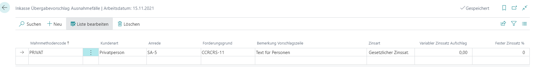 Inkasso Ausnahmefälle
