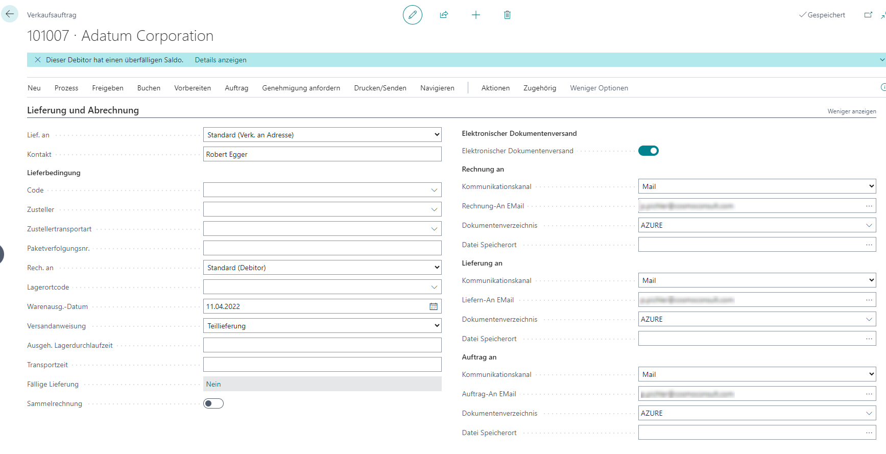 Document Dispatch from Documents | COSMO Document Dispatcher