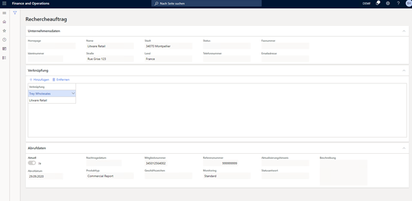 Rechercheaufträge Details