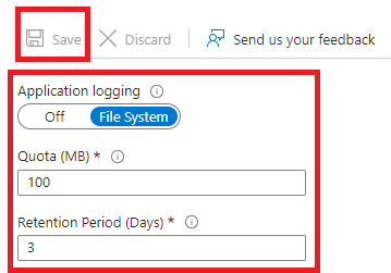 App Service Logs App Service Logs