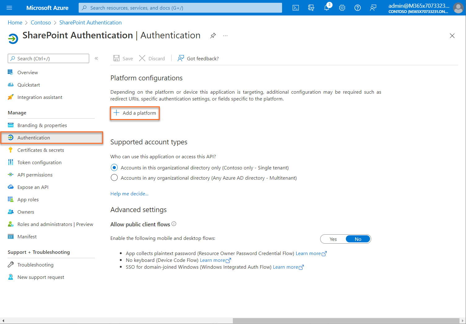 oauth-platform-configuration