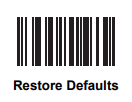 Restore Defaults Restore Defaults