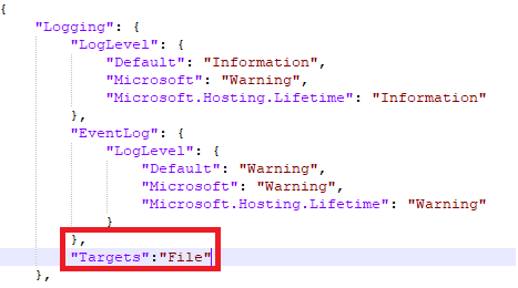 Logging Targets Logging Targets