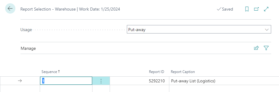 Report Selection Example