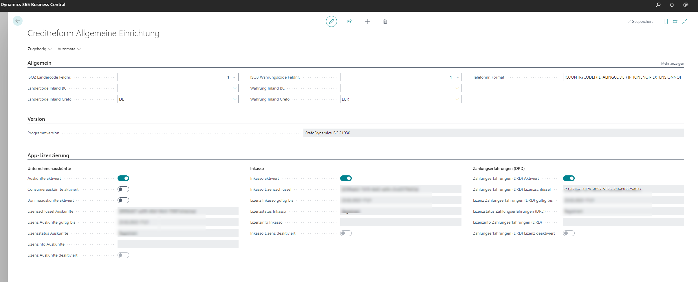 Allgemeine Einrichtung Allgemeine Einrichtung