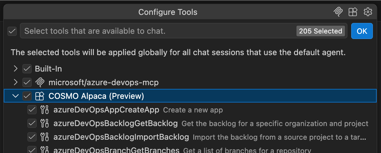 Configure Tools