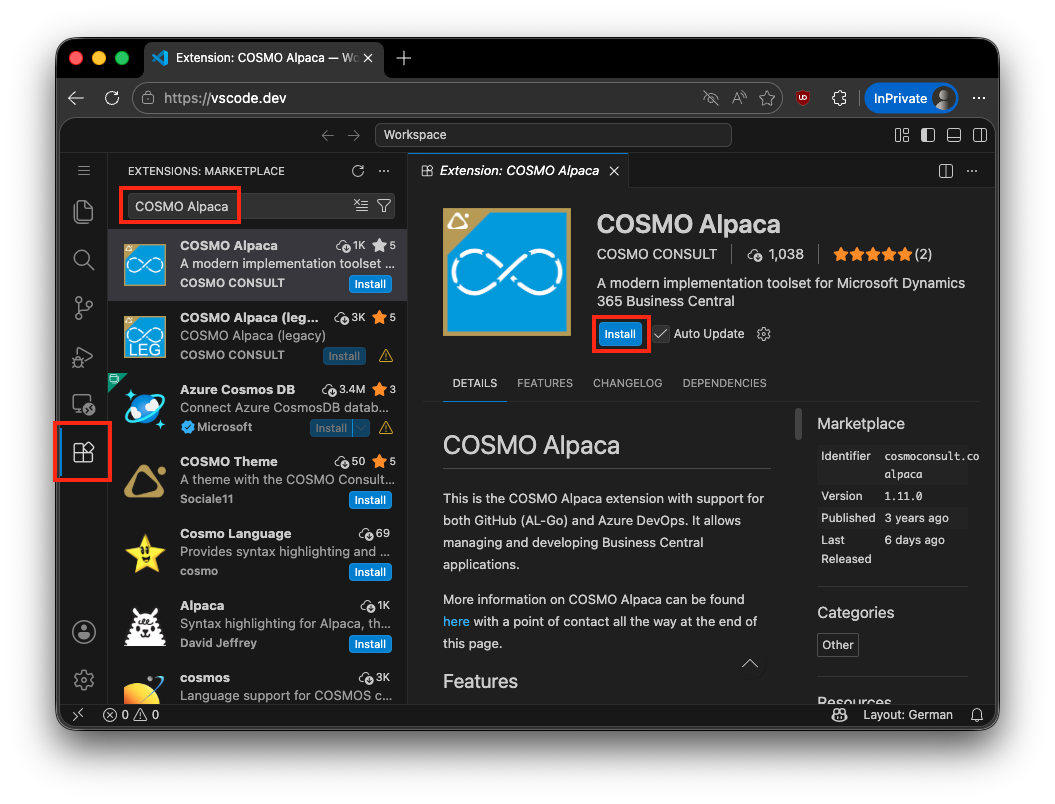 vscode.dev extension