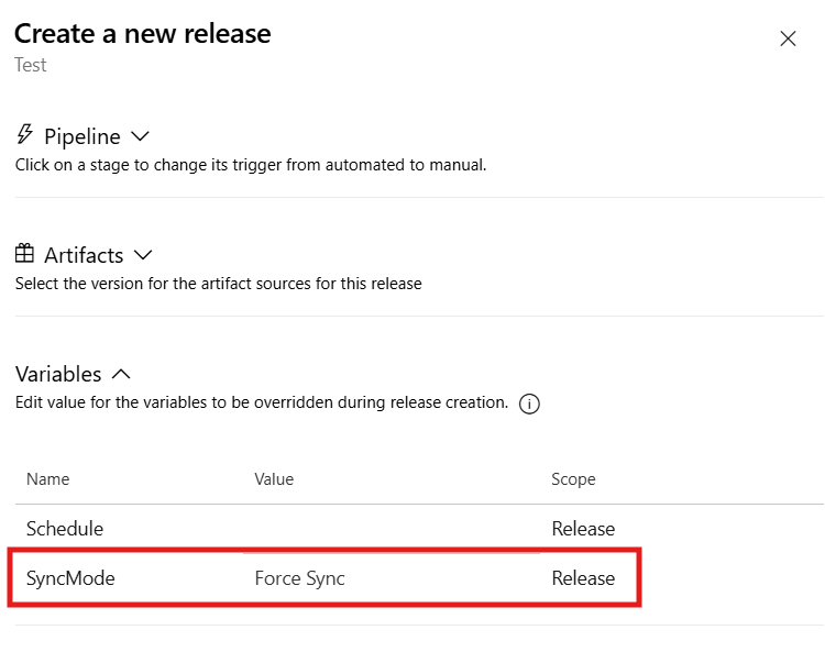 Desployment with SyncMode