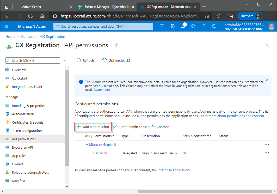 Add an API Permission