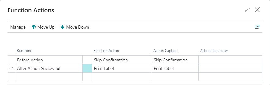 Function Action