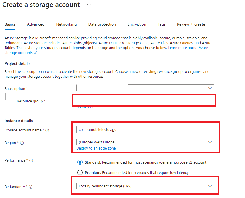 Storage Account Basics