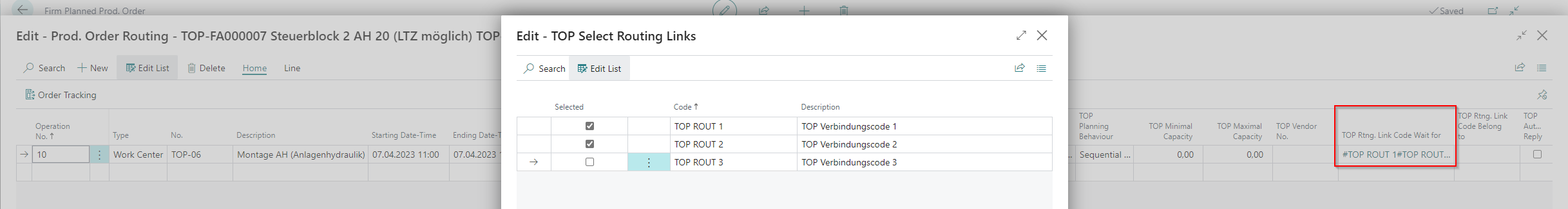 Routing Links