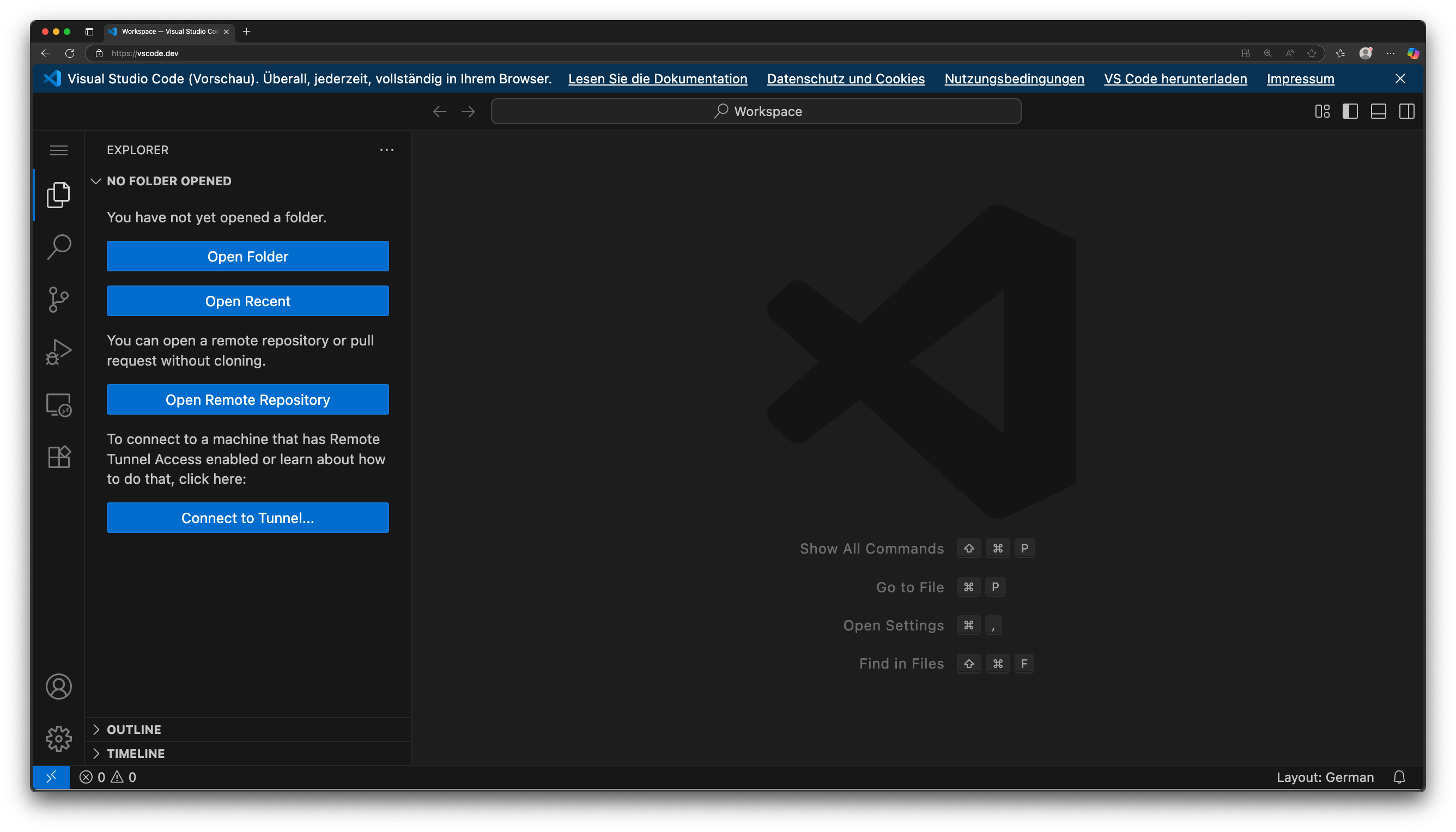 vscode.dev browser